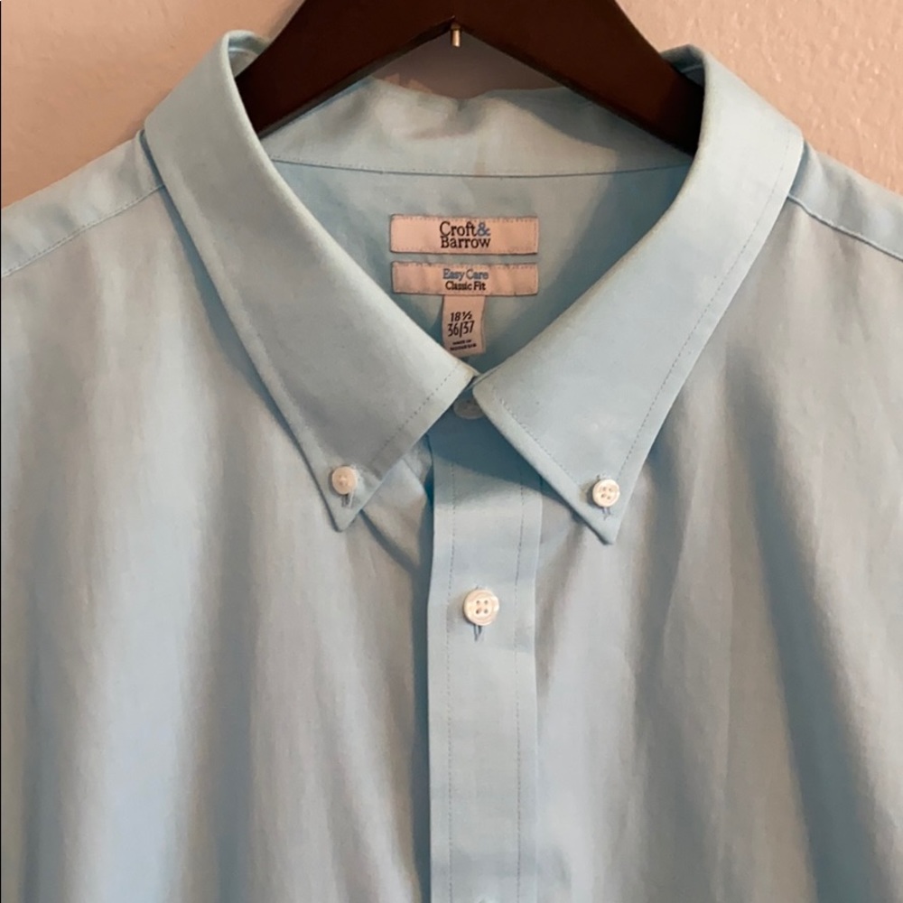 Croft & Barrow Men’s Button Down Shirt 18 1/2